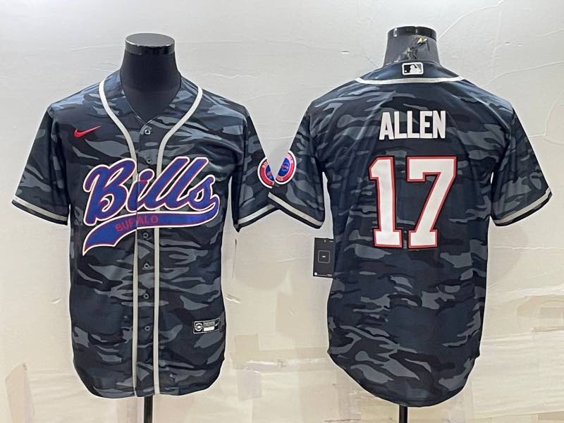 NFL Buffalo Bills #17 Allen Joint-design Camo Jersey