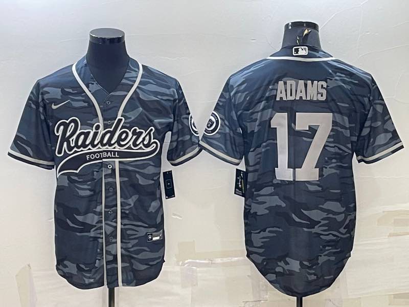 NFL Oakland Raiders #17 Adams Joint-design Camo Jersey