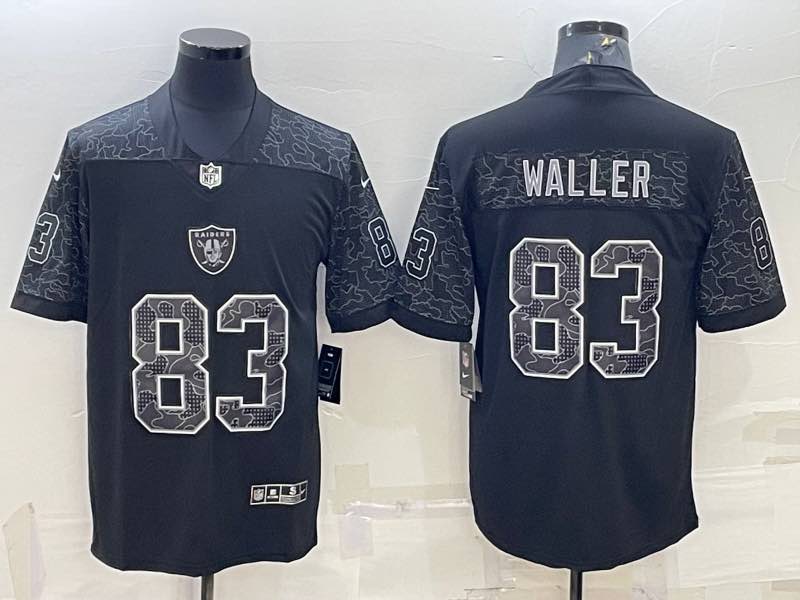 NFL Oakland Raiders #83 Waller Black Jersey