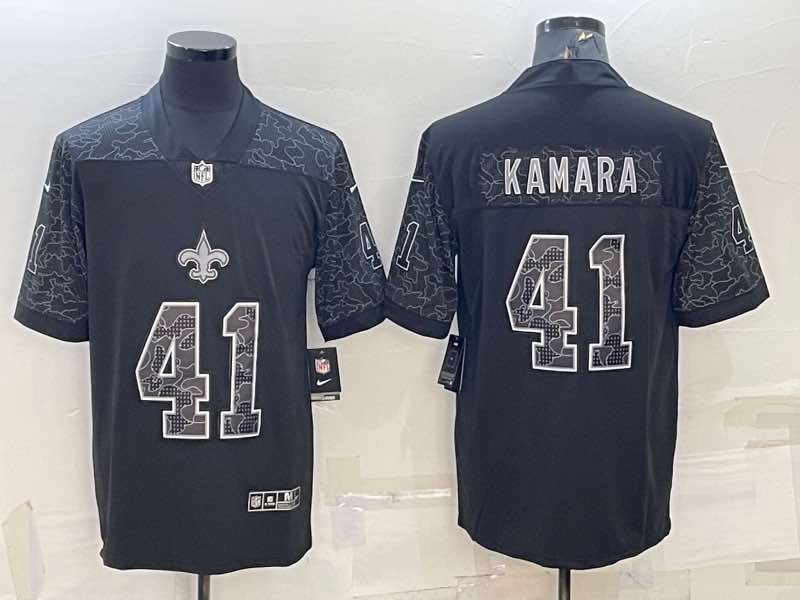NFL New Orleans Saints #41 Kamara Black Jersey