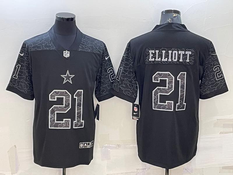 NFL Dallas Cowboys #21 Elliott black limited Jersey
