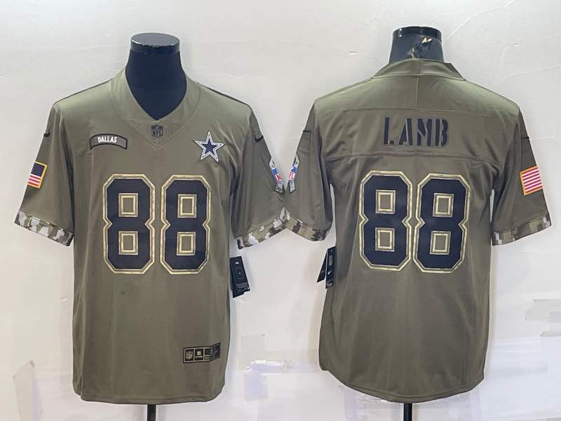 NFL Dallas Cowboys #88 Lamb Salute to Service Limited Jersey