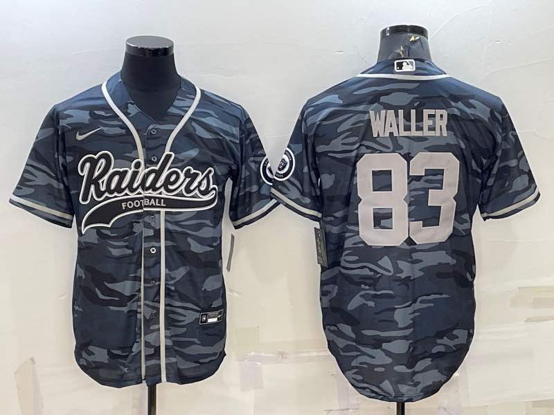 NFL Oakland Raiders #3 Waller Joint-design Camo Jersey