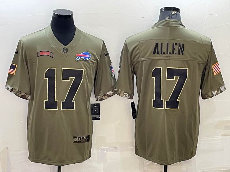 NFL Buffalo Bills #17 Allen Salute to Service Limited Jersey