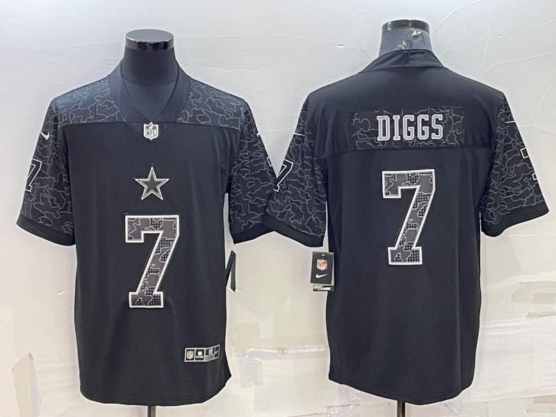 NFL Dallas Cowboys #7 Diggs black limited Jersey