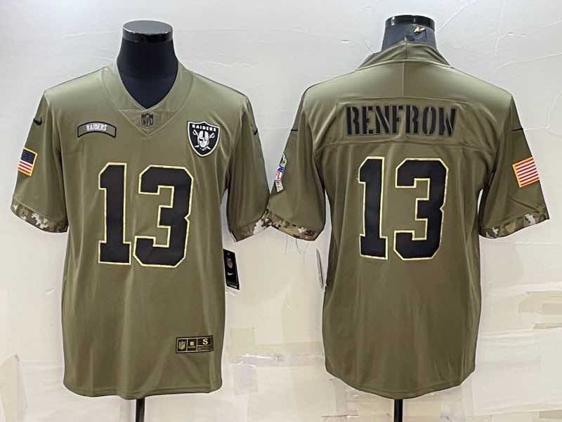 NFL Oakland Raiders #13 Renfrow Salute to Service Jersey