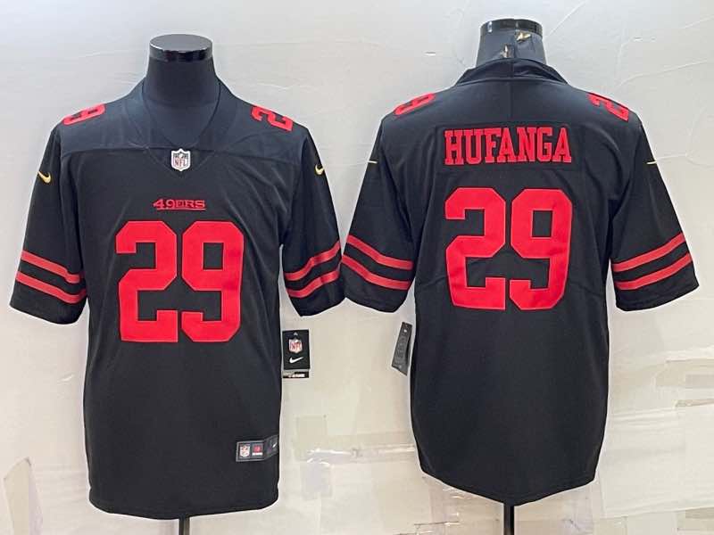 NFL San Francisco 49ers #29 Hufanga Vapor Limited Red Jersey