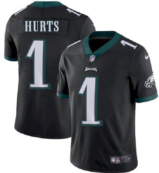 NFL Philadephia eagles #1 Hurts Black Vapor Limited Jersey