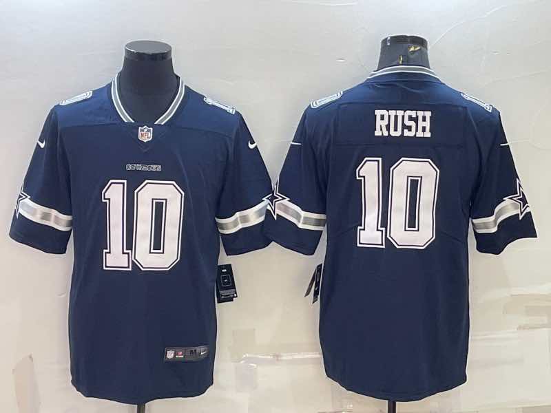 NFL Dallas cowboys #10 Rush Blue Vapor Limited Jersey