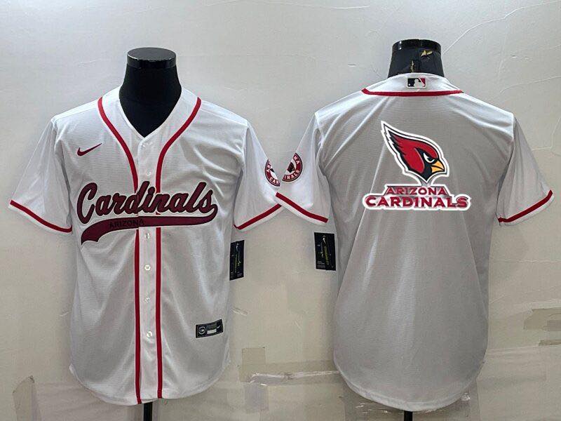 NFL Arizona Cardinals Blank Joint-design White Jersey