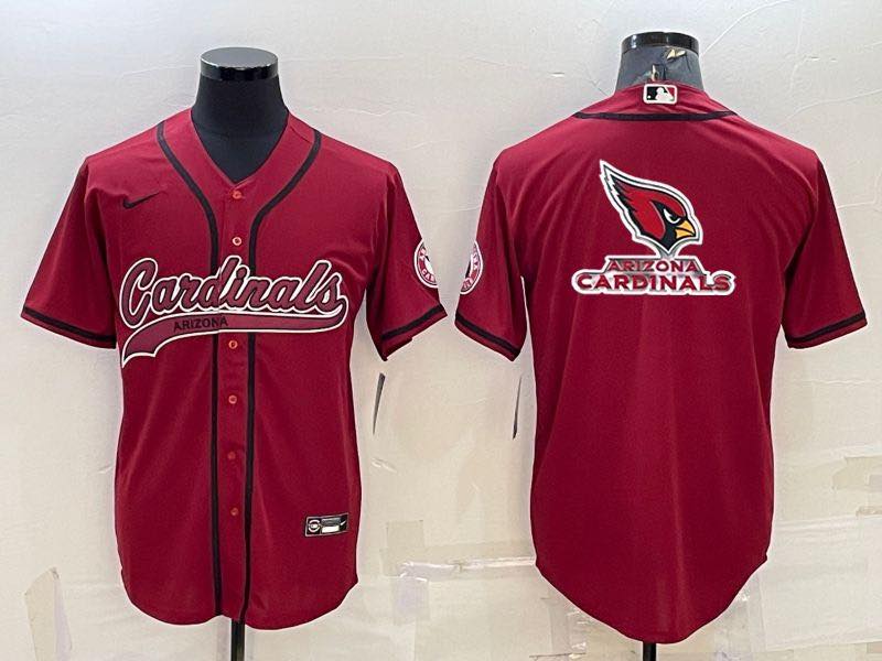 NFL Arizona Cardinals Blank Red Joint-design Jersey