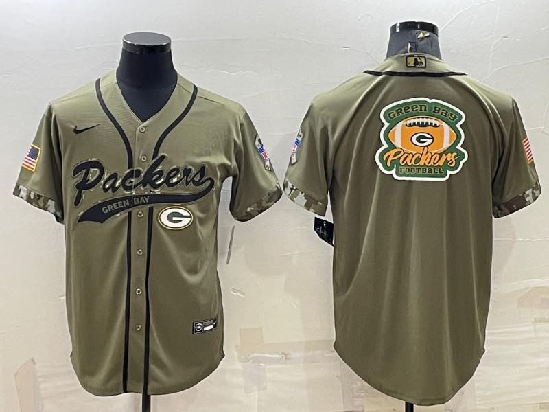 NFL Green Bay Packers Salute to Service Joint-designed  Jersey