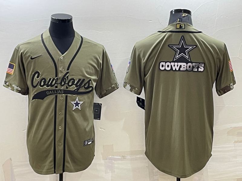 NFL Dallas Cowboys  Blank Salute to Service Joint-designed  Jersey