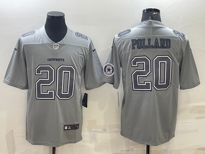 NFL Dallas Cowboys #20 Pollard Grey Limited Jersey