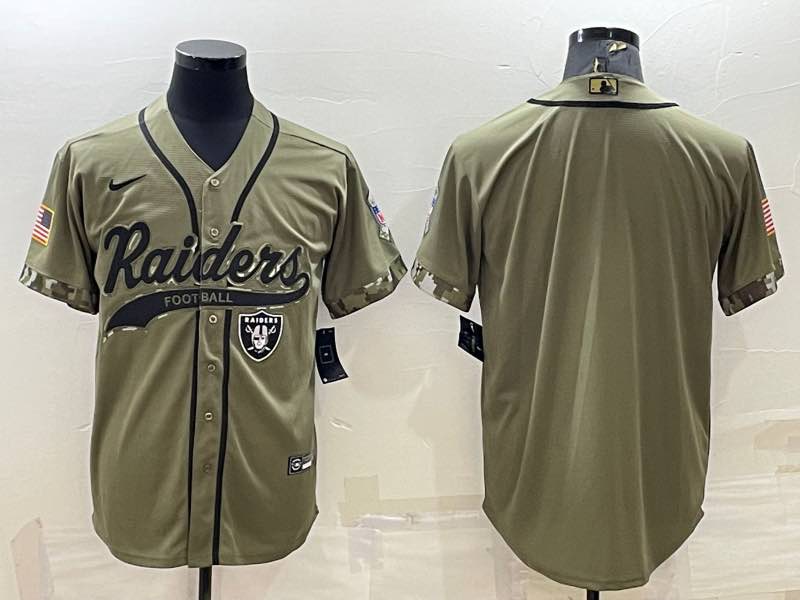 NFL Oakland Raiders Blank Salute to Service Joint-designed  Jersey