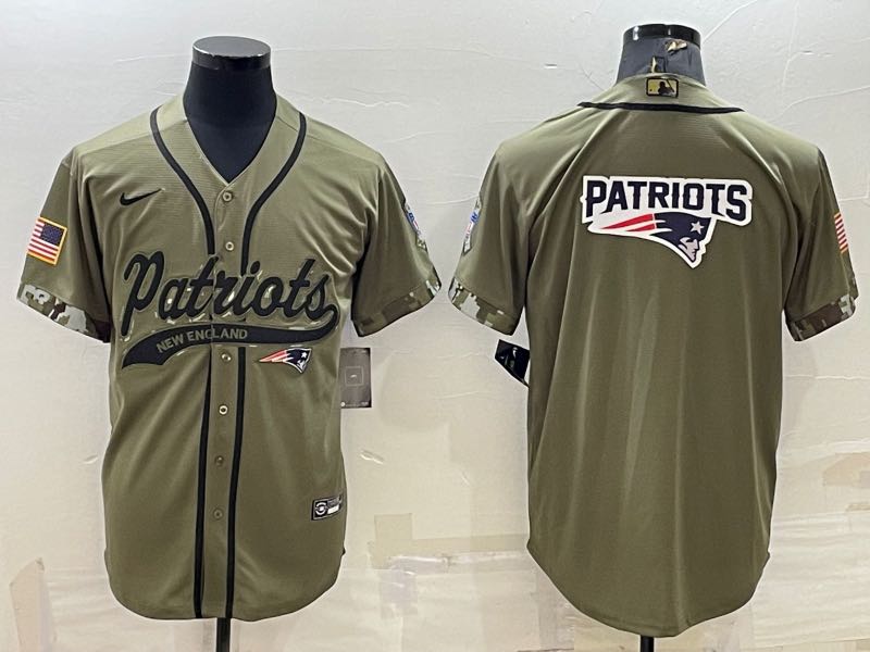 NFL New England Patriots Salute to Service Joint-designed  Jersey