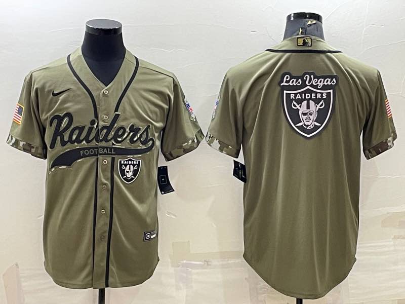 NFL Oakland Raiders Blank Salute to Service Joint-designed Jersey