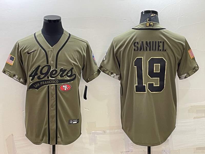 NFL San Francisco 49ers #19 Samuel Salute to Service Joint-designed Jersey