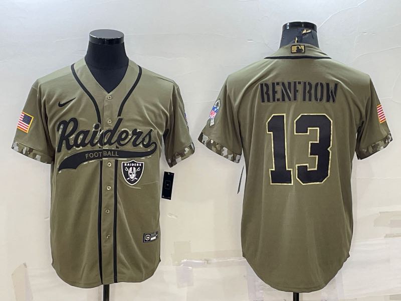NFL Oakland Raiders #13 Benfrow Salute to Service Joint-designed Jersey