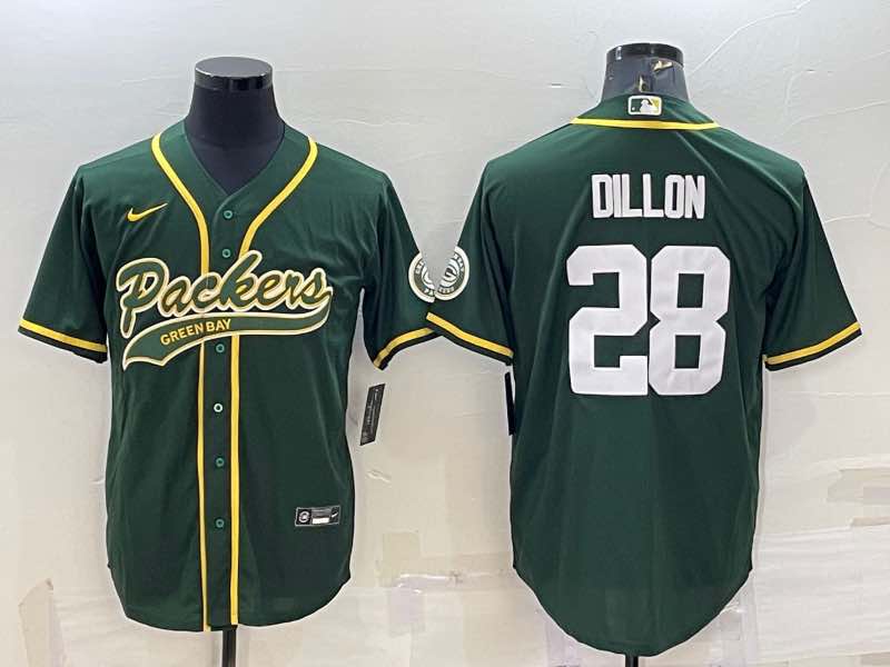 NFL Green Bay Packers #28 Dillon green Joint-design Jersey