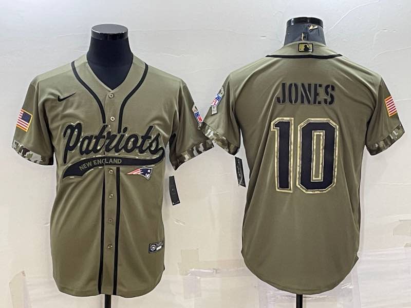 NFL New England Patriots #10 Jones Salute to Service Joint-designed Jersey