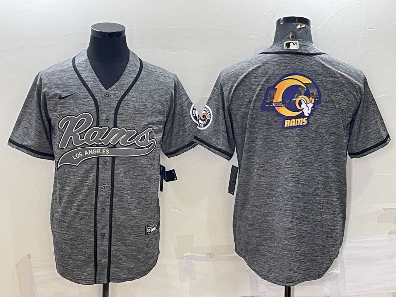 NFL Los Angeles Rams Grey Joint-designed Jersey