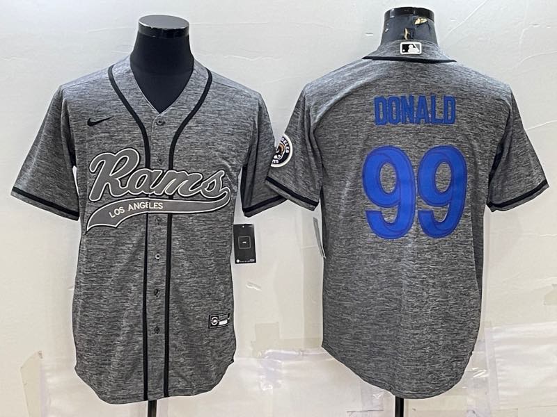 NFL Los Angeles Rams #99 Donald Grey Joint-designed Jersey