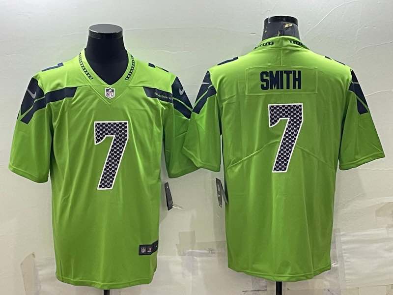NFL Seattle Seahawks #7 Smith Green Vapor Limited Jersey
