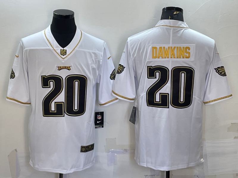 NFL Philadephia Eagles #20 Dawkins White Limited Jersey