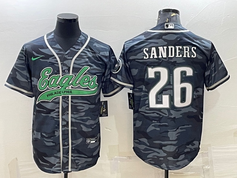 NFL Philadelphia Eagles #26 Sanders Camo Joint-designed Jersey