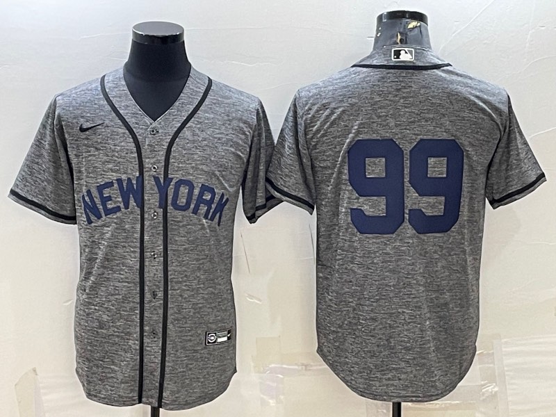 MLB New York Yankees #99 Grey Jersey