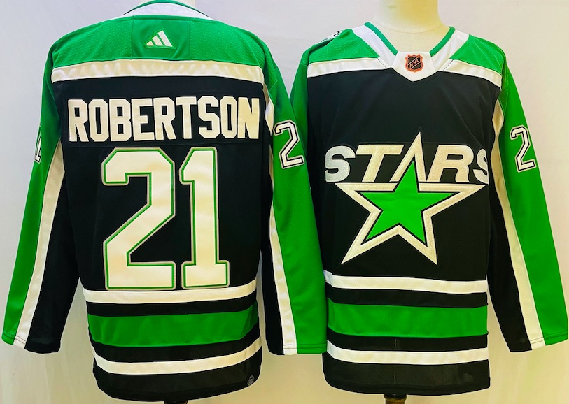 NHL Dallas Stars #21 Robertson Black Jersey 