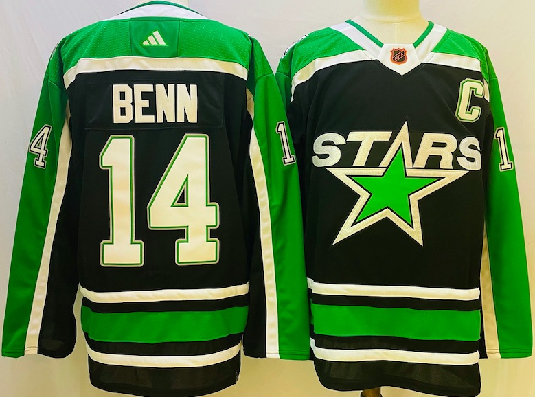 NHL Dallas Stars #14 Benn Black Jersey 