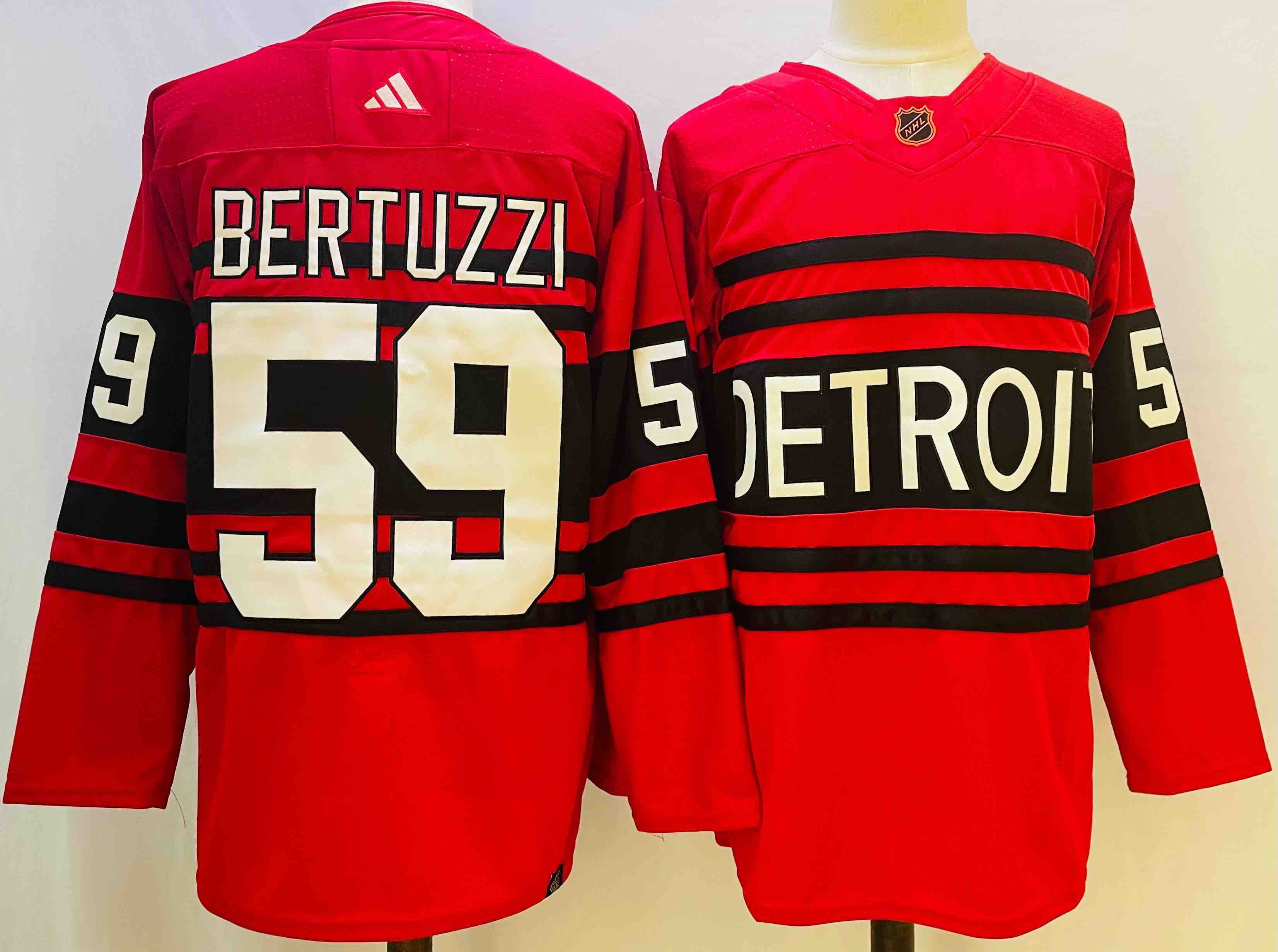NHL Detroit Red Wings #59 Bertuzzi Red Jersey