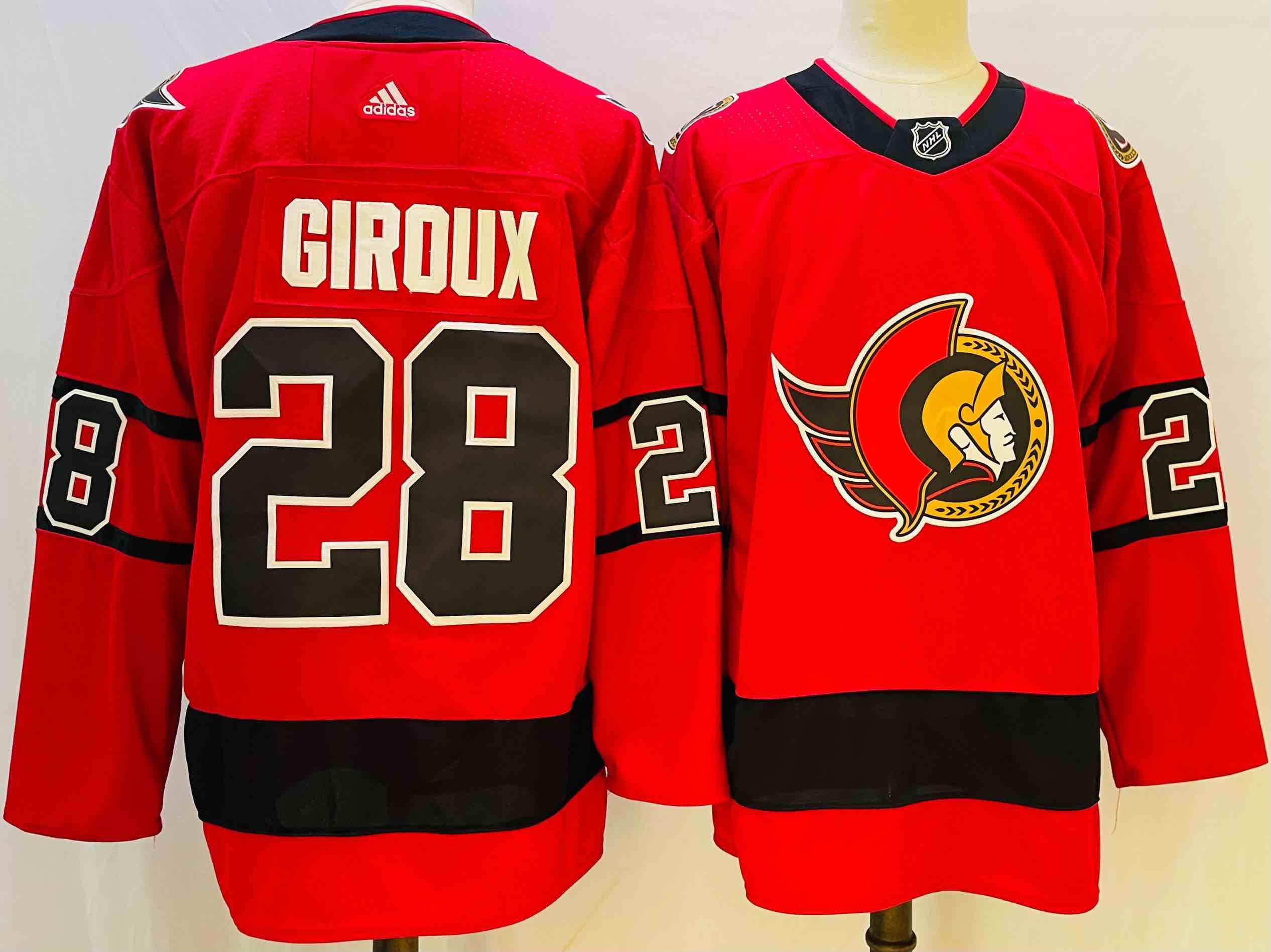 NHL Ottawa Senators #29 Giroux Red Jersey