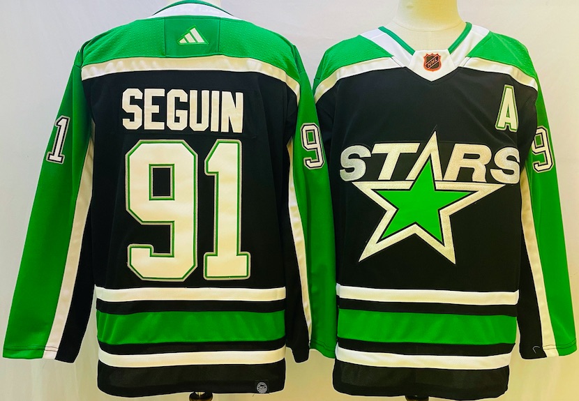NHL Dallas Stars #91 Seguin Black Jersey 