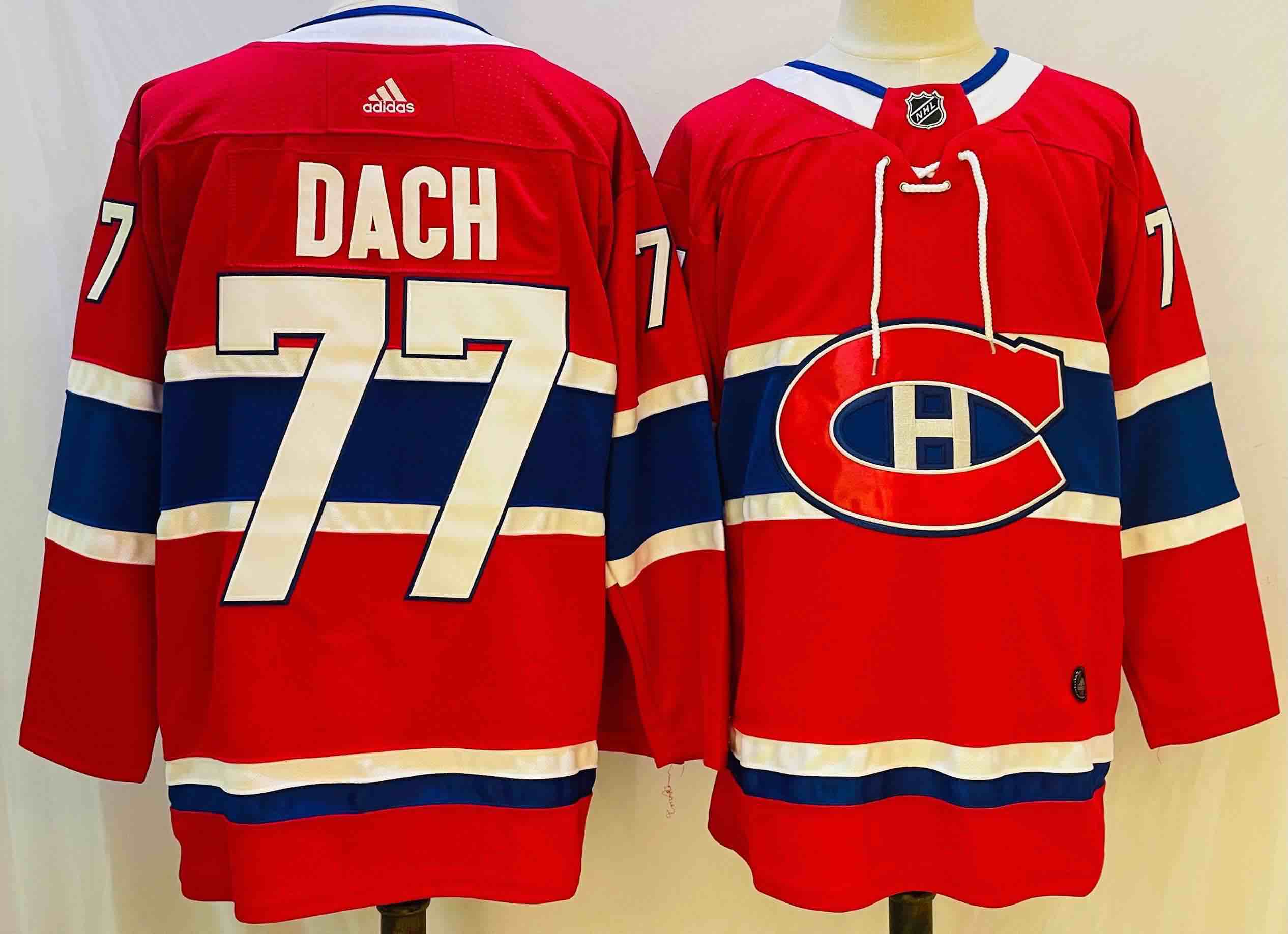 Adidas NHL Montreal Canadiens #77 Dach Red Jersey