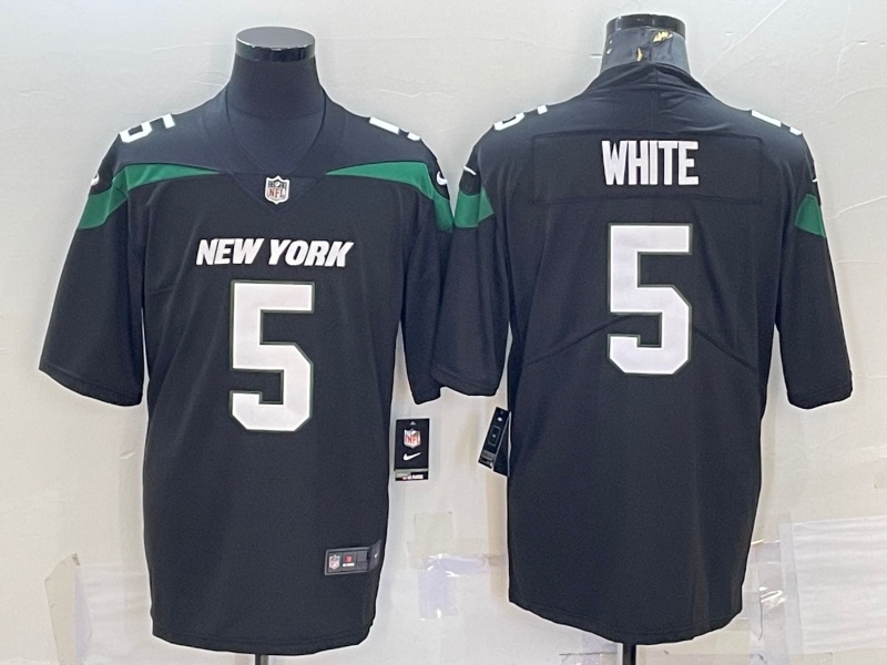 NFL New York Jets #5 Black Vapor Limited Jersey