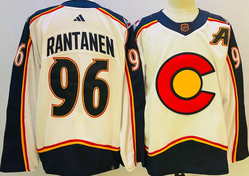 NHL Quebec Nordiques #96 Rantanen White Jersey