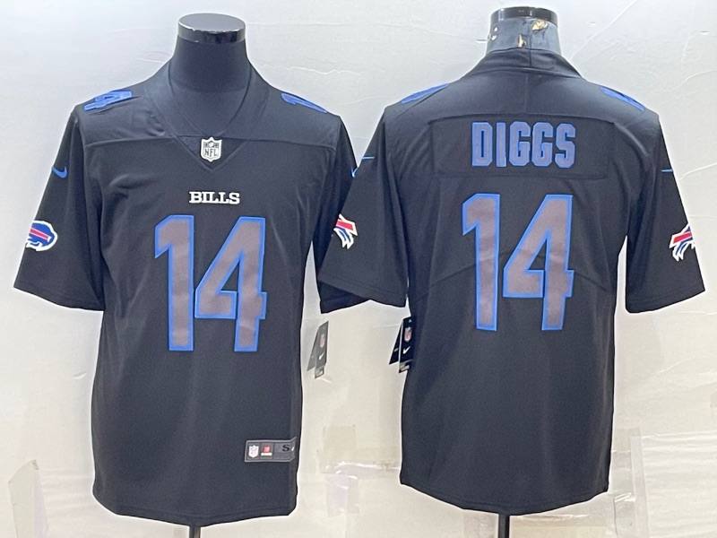 NFL Buffalo Bills #14 Diggs Joint-design Black Jersey