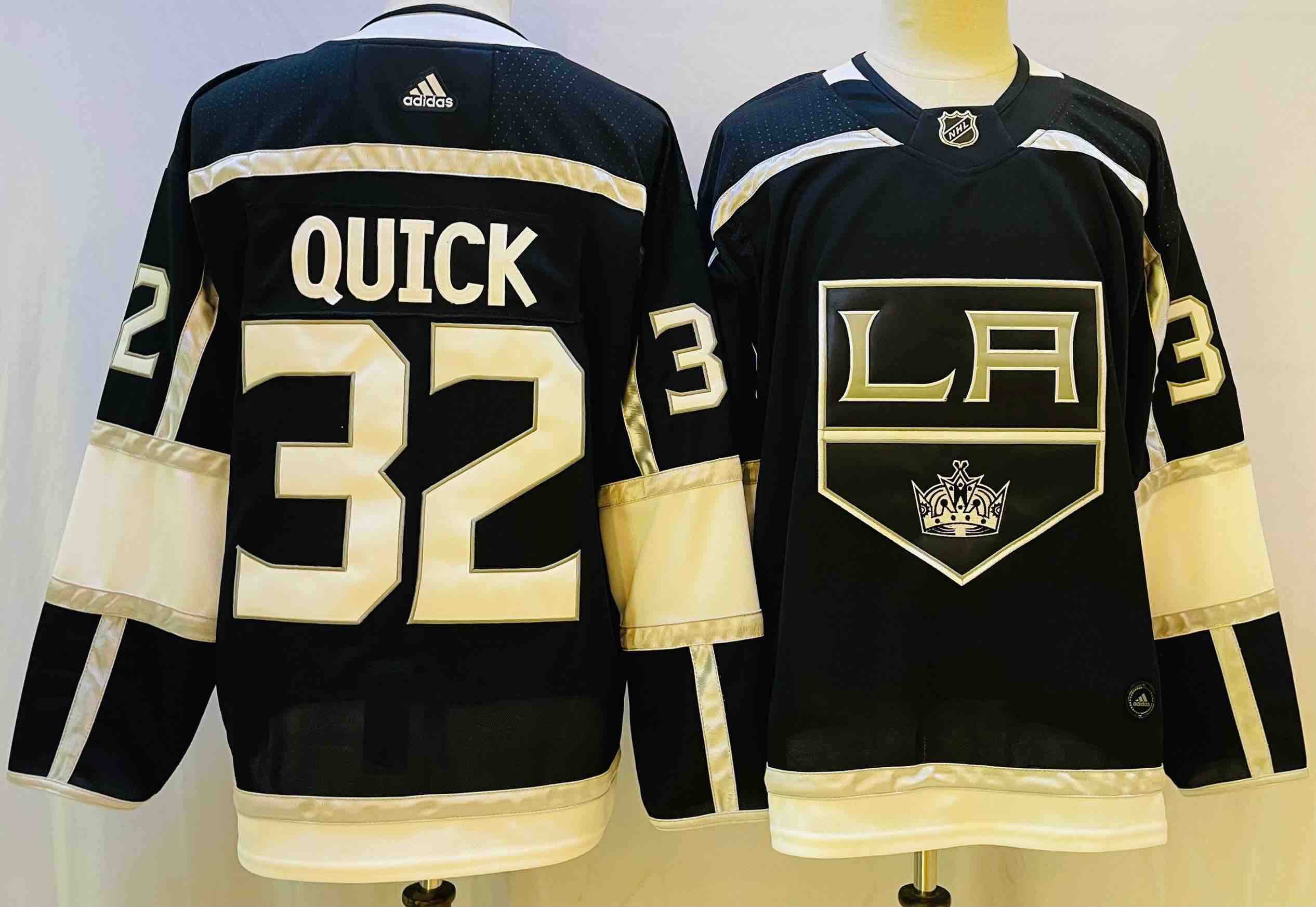 NHL Los Angeles Kings #32 Quick Black Jersey