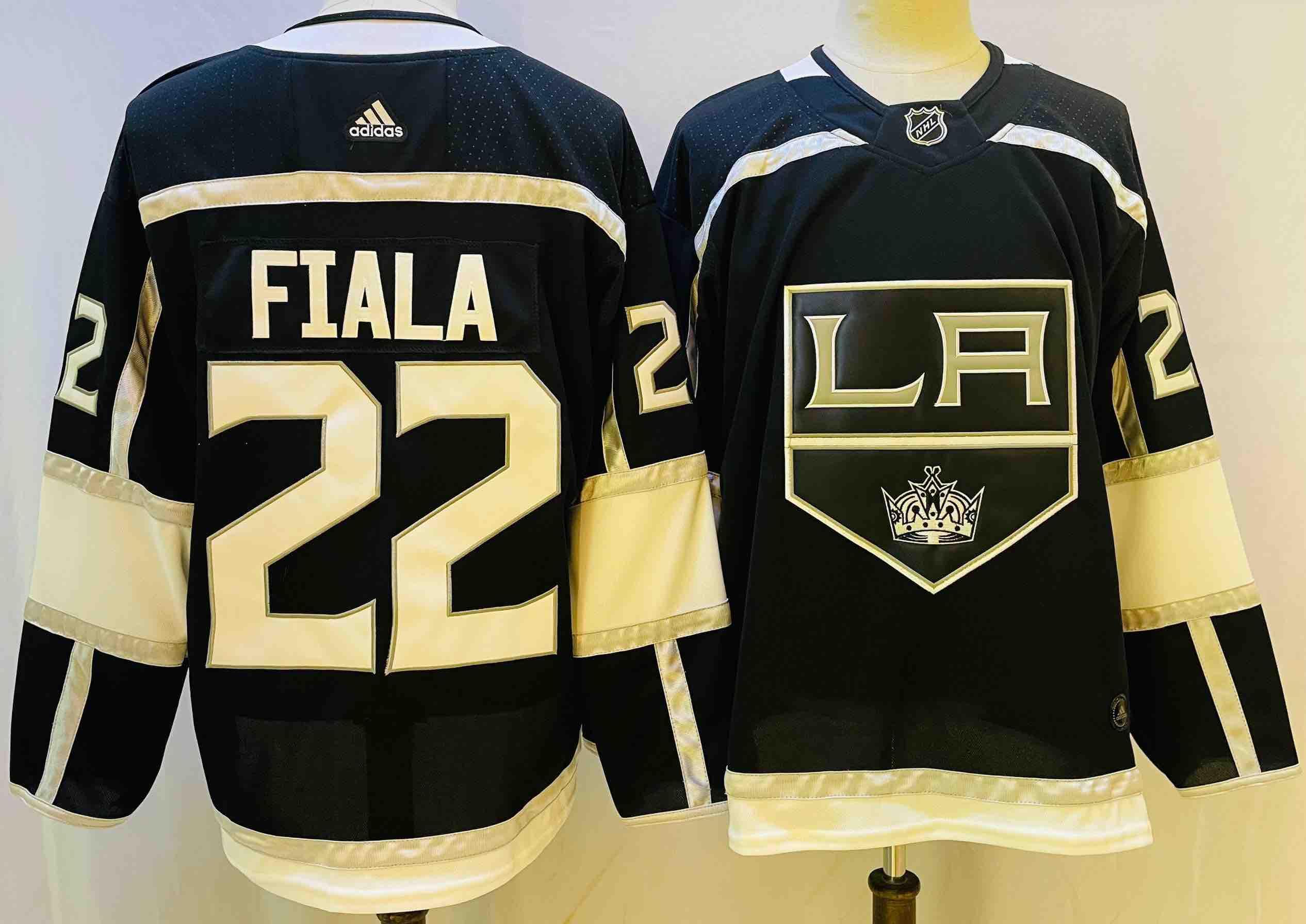 NHL Los Angeles Kings #22 Fiala Black Jersey