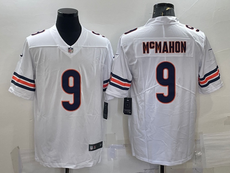 NFL Chicago Bears #9 McMahun White Vapor Limited Jersey