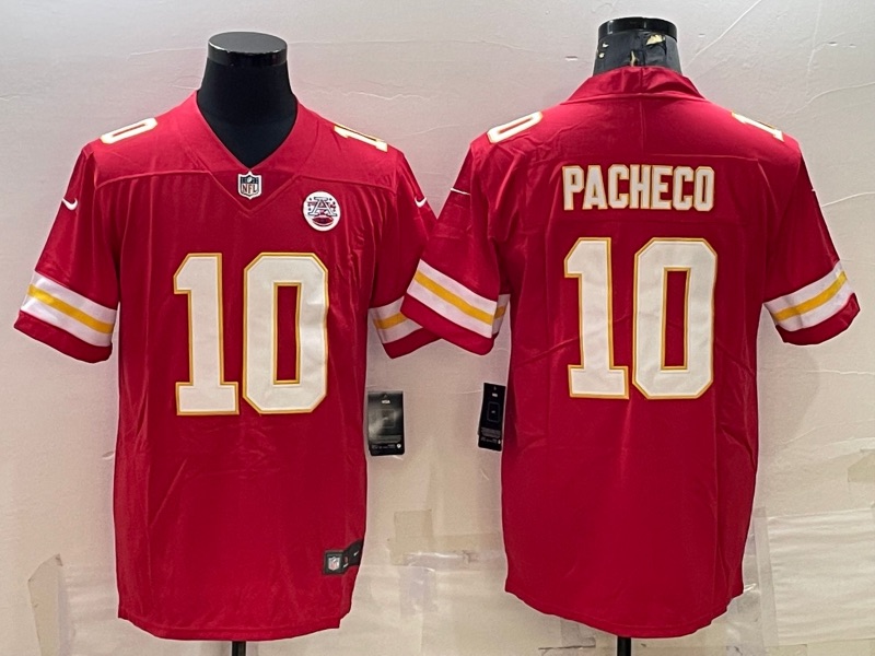 NFL Kansas City Chiefs #10 Pacheco Red Vapor Limited Jersey