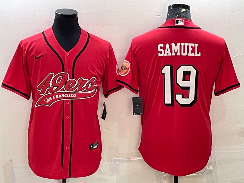 NFL San Francisco 49ers #19 Samuel red Joint-design Jersey