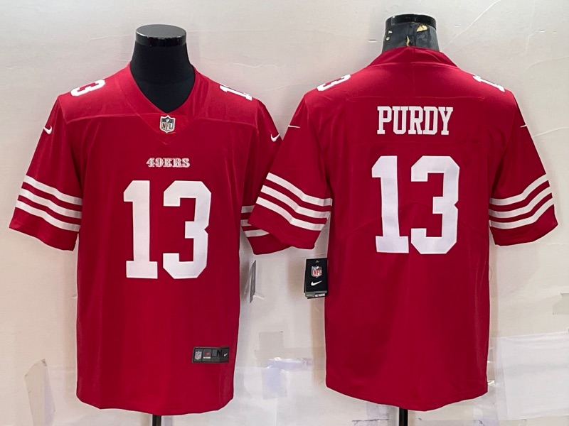 NFL San Francisco 49ers #13 Purdy Red Vapor Limited Jersey