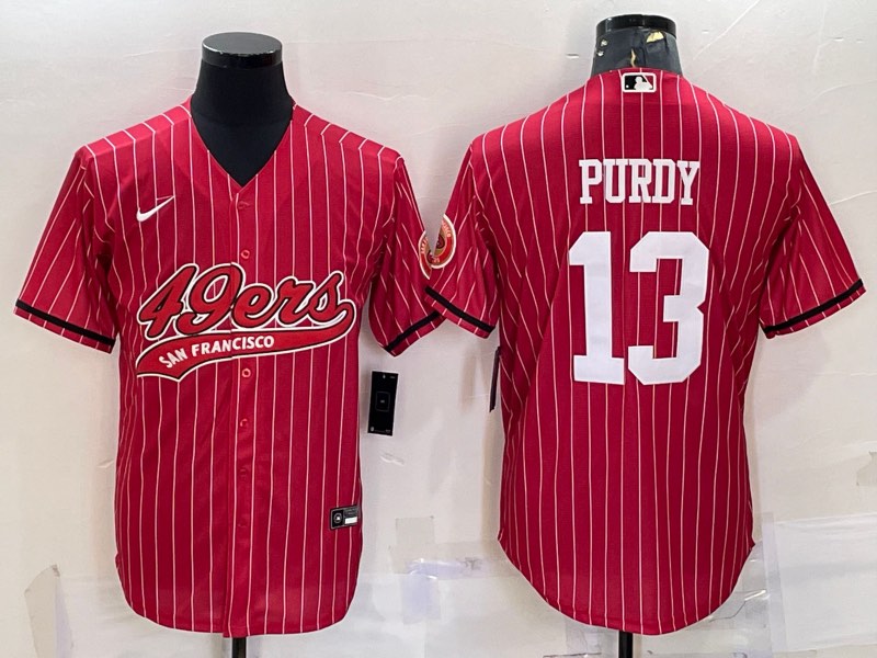 NFL San Francisco 49ers #13 Purdy Joint-design red Jersey