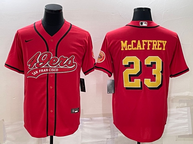 NFL San Francisco 49ers #23 McCaffrey Joint-design Red Jersey