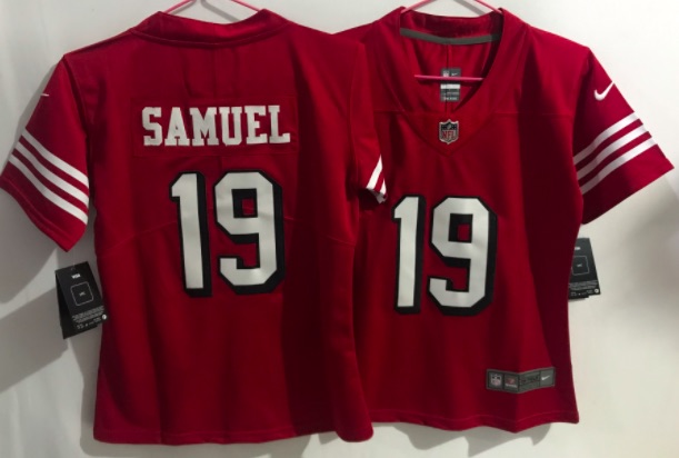 Kids NFL San Francisco 49ers #19 Samuel Red Jersey
