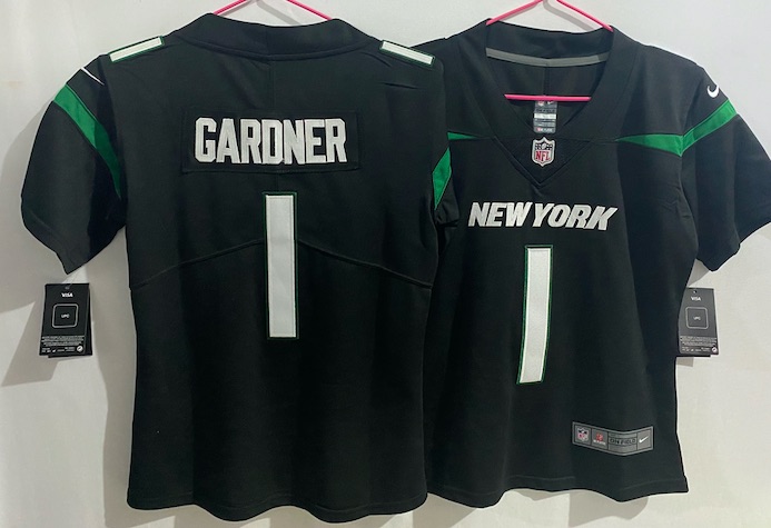 NFL New York Jets #1 Gardner Black Vapor limited Jersey